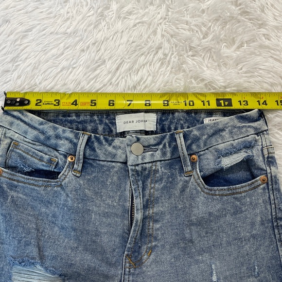 Dear John Light Blue Flare Distressed Jeans JEANNE WOMENS SIZE 29 - Picture 9 of 9